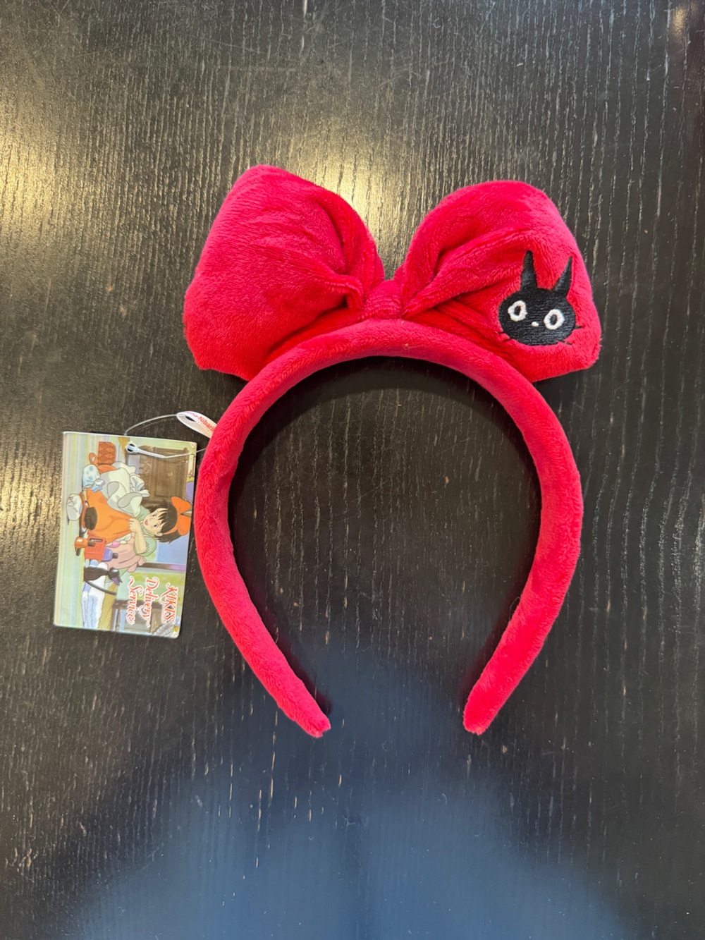 Japan Studio Ghibli KiKi's Delivery Service Jiji Red Ribbon Headband